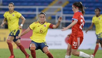 Partido de entrenamiento entre Selecci&oacute;n Colombia Femenina y Chile