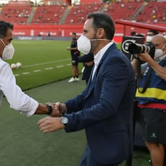 Luis García Plaza: "No hay ninguna rivalidad entre Vicente Moreno y Luis García"