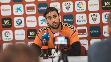 Caro, portero del Albacete