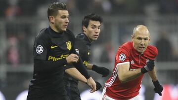 Lucas Hernández se doctoró en Múnich secando a Robben