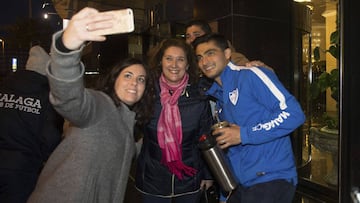 El M&aacute;laga lleg&oacute; anoche a Vila-real liderado por Chory Castro con el objetivo de puntuar.