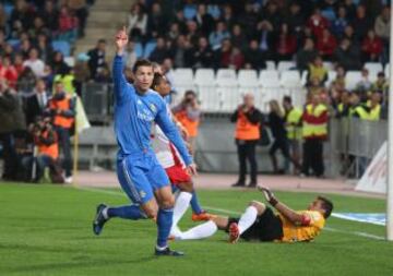 Cristiano Ronaldo celebra el 0-1.