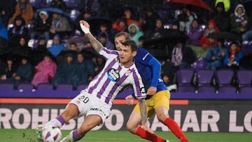 VALLADOLID. 22/10/23. PHOTOGENIC. REAL VALLADOLID ANDORRA. GOL DE JURIC