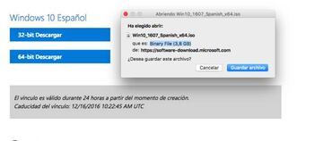 Debemos elegir para qué arquitectura será la ISO, que pesa casi 4GB