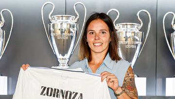 Claudia Zornoza renovó con el Real Madrid.