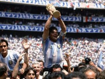 Diego Maradona ganó el Mundial en 1986, pero nunca la Copa América