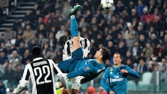 En los cuartos de final de la Champions League, el atacante portugués anotó un golazo de chilena en una histórica victoria ante la Juventus con el Rea Madrid, que posteriormente se coronaría campeón del certamen internacional.