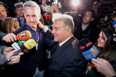 Joan Laporta, reeligido presidente del FC Barcelona hasta el 2031.