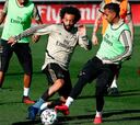 Casemiro, Carvajal y Lucas, ausencias en el entrenamiento