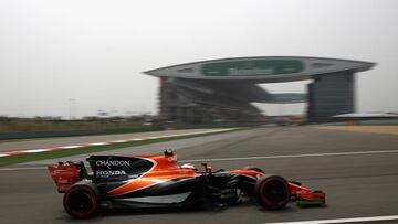 McLaren Honda en el GP de China. 