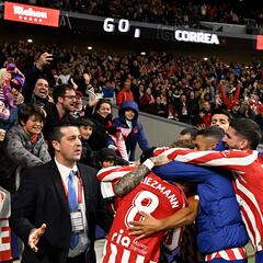 El banquillo del Atlético no engaña