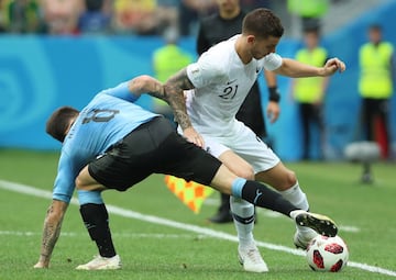 Lucas Hernández y Nahitan Nández.