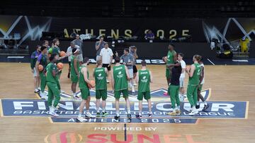 El Unicaja calienta motores en Atenas.