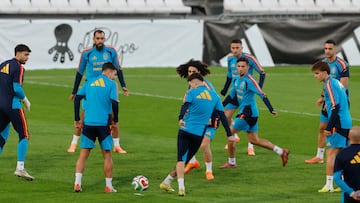 Entrenamiento de España
