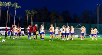 Entrenamiento de otra de las seleciones.