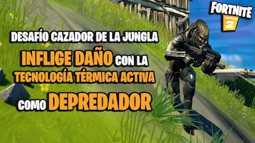 &iquest;C&oacute;mo infligir da&ntilde;o con la tecnolog&iacute;a t&eacute;rmica activa como Depredador en Fortnite Temporada 5?