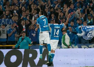 Partido de ida de la Final Liga Águila 2017-II en el estadio El Campín. Millonarios ganó 1-0 a Santa Fe.