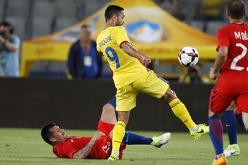 Chile visitó a Rumania en su último partido amistoso antes de Copa Confederaciones.