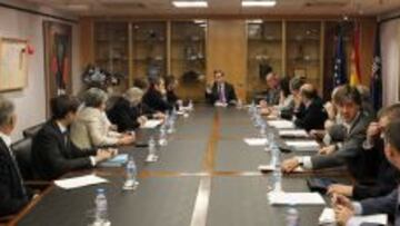 EN MAYO PASADO. Los clubes, entonces con Beto Agustí de director general, se reunieron en el CSD con Miguel Cardenal, secretario de Estado. Hoy repiten cita.