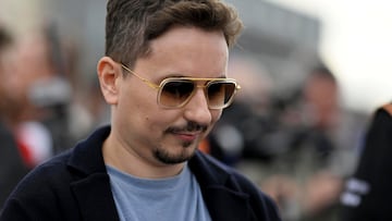 Jorge Lorenzo, en Cheste.