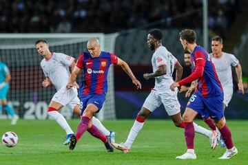 Oriol Romeu en un momento del partido.