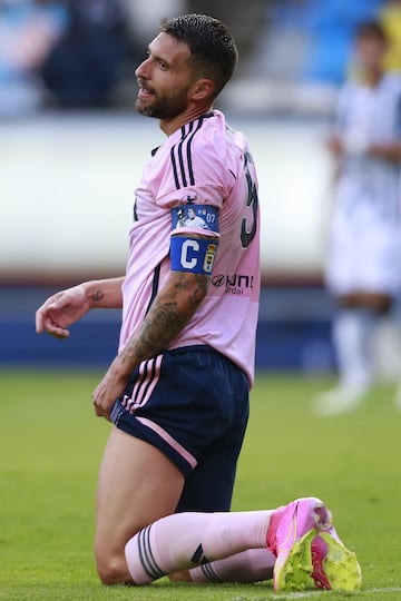 Borja Baston of Real Oviedo during the game Pachuca (MEX) vs Real Oviedo (SPA), Preparation Friendly, at Hidalgo Stadium, on July 23, 2023.

<br><br>

Borja Baston de Real Oviedo durante el partido Pachuca (MEX) vs Real Oviedo (SPA), Amistoso de preparacion, en el Estadio Hidalgo, el 23 de Julio de 2023.