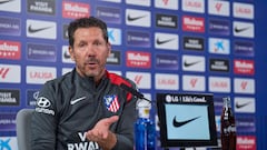 Simeone: “Es una linda oportunidad para que los chicos demuestren las razones por las que están en el Atlético”
