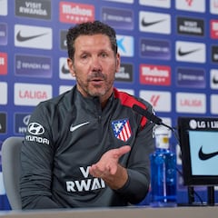 Simeone: “Es una linda oportunidad para que los chicos demuestren las razones por las que están en el Atlético”