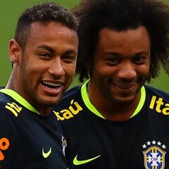 Marcelo: "I'd love to play with Neymar at Real Madrid"