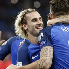 Griezmann y Giroud clasifican a Francia para el Mundial 2018