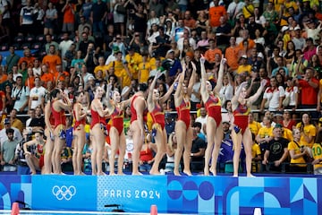 Así celebran las Guerreras su oro olímpico 