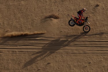 El piloto de Red Bull KTM  Luciano Benavides.