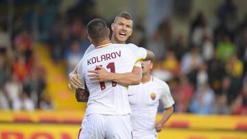 Héctor Moreno se quedó en la banca en goleada de la Roma