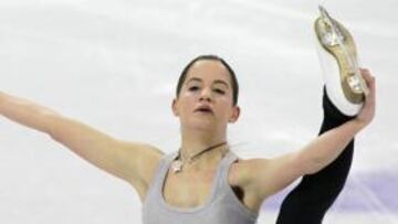 <b>A PUNTO. </b>Sonia Lafuente, durante un entrenamiento en Vancouver.