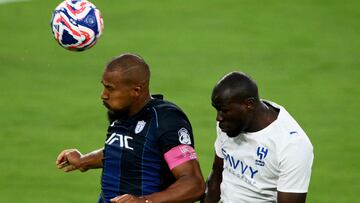 Soccer Football - FIFA Club World Cup - Group H - Al Hilal v Pachuca - Geodis Park, Nashville, Tennessee, U.S. - June 26, 2025 Al Hilal's Kalidou Koulibaly in action with Pachuca's Salomon Rondon IMAGN IMAGES via Reuters/Steve Roberts