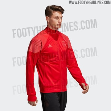 La sudadera Adidas Tango roja que lucirá el Real Madrid durante la temporada 2018-2019.