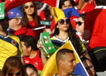 La belleza colombiana invadió el Nacional