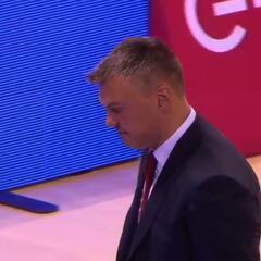 Jasikevicius y el tiempo muerto más extraño en años tras una actitud muy simbólica