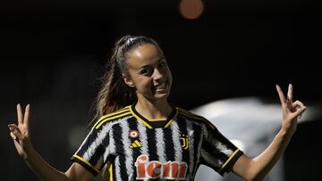 Julia Grosso, durante su etapa en la Juventus.