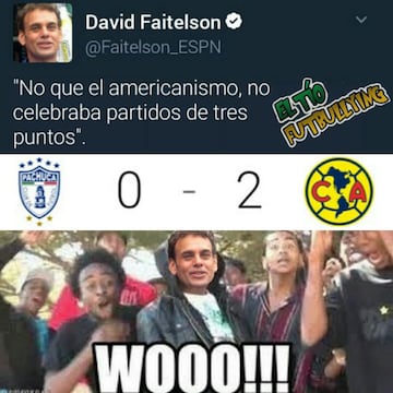 Los memes celebran la victoria del América