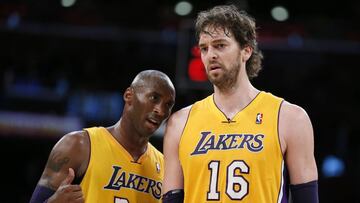 Kobe Bryant y Pau Gasol
