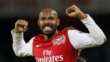 Henry, durante su segunda y &uacute;ltima etapa en el Arsenal de Wenger