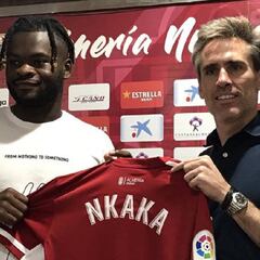 Nkaka: "Me hablaron muy bien del Almería y no tuve ojos para otro equipo"