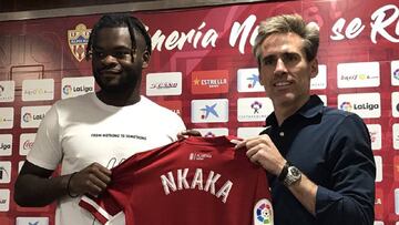 Nkaka: "Me hablaron muy bien del Almería y no tuve ojos para otro equipo"