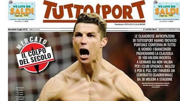 Tuttosport, optimista: "Cristiano está a un paso de la Juve"