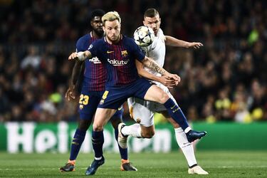 Edin Dzeko e Ivan Rakitic.