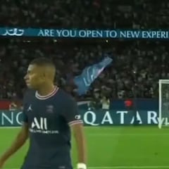 La escena de 'despedida' para muchos de Mbappé del PSG