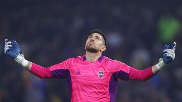 AME1611. BUENOS AIRES (ARGENTINA), 05/07/2022.- El arquero Boca Juniors Agustín Rossi hoy, durante un partido de la Copa Libertadores disputado en el estadio La Bombonera, en Buenos Aires (Argentina). EFE/ Juan Ignacio Roncoroni
