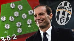 El sistema defensivo perfecto de Allegri que teme el Madrid