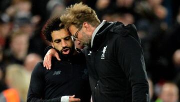 Klopp con Salah.